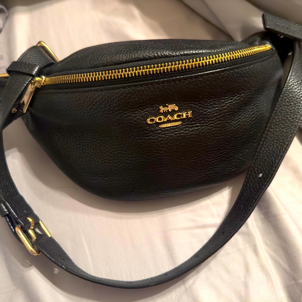 Coach Pebbled Leather Fanny Pack